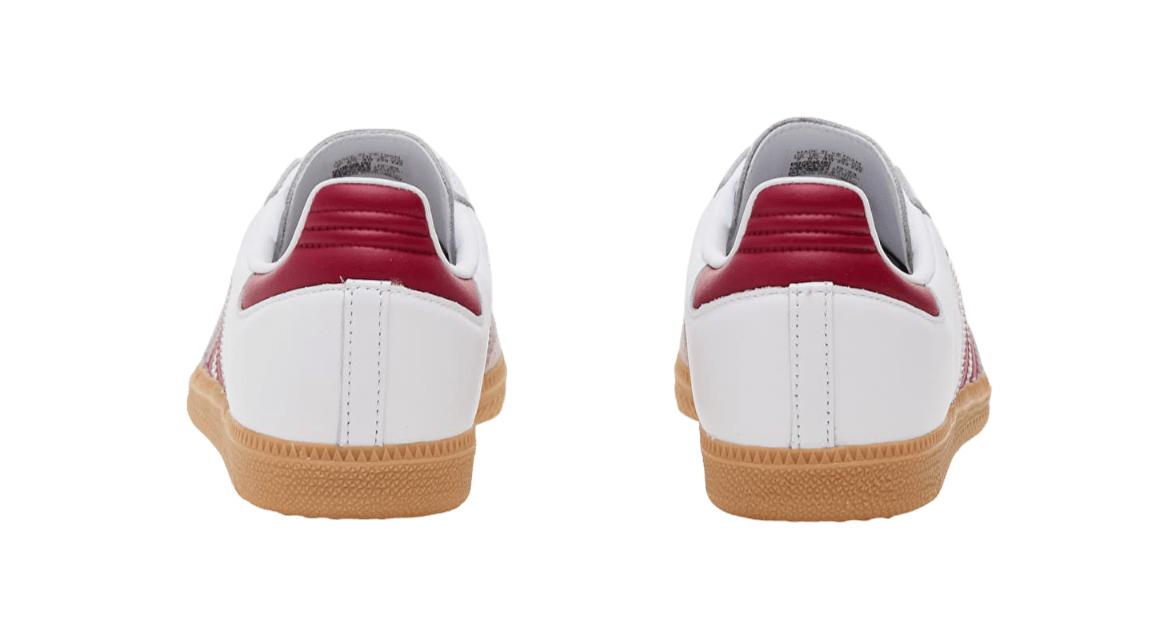 adidas Samba OG White Burgundy Gum - OnSize