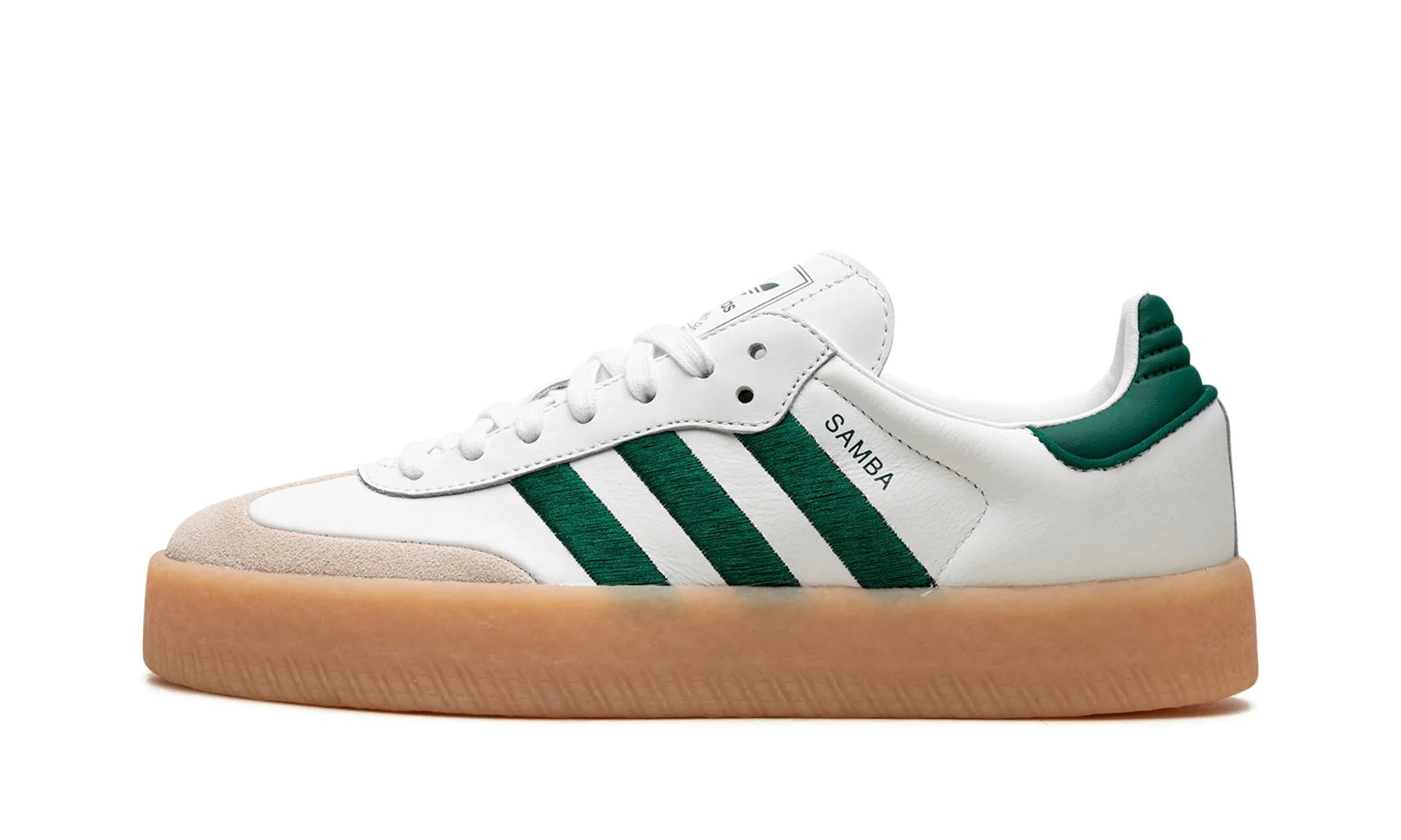 adidas Sambae White Collegiate Green Gum - OnSize