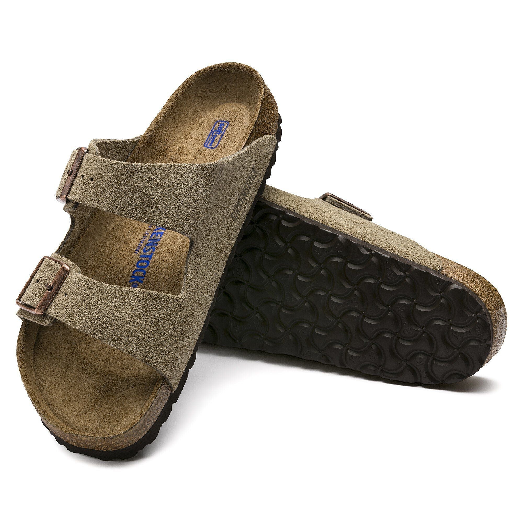 Birkenstock Arizona Soft Footbed Suede Taupe - OnSize