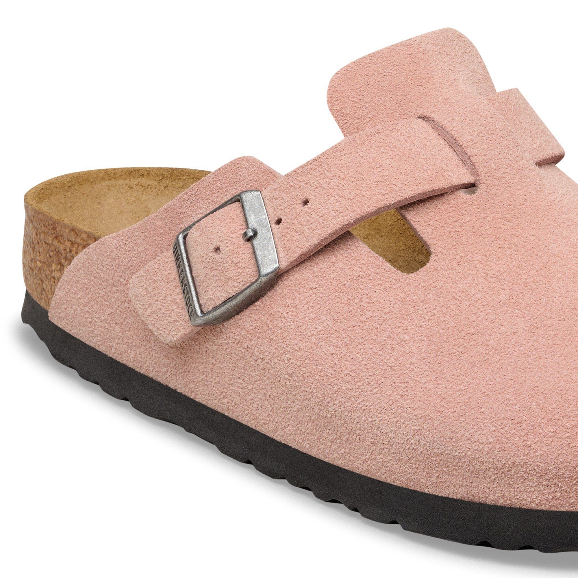 Birkenstock Boston Suede Pink Clay - OnSize
