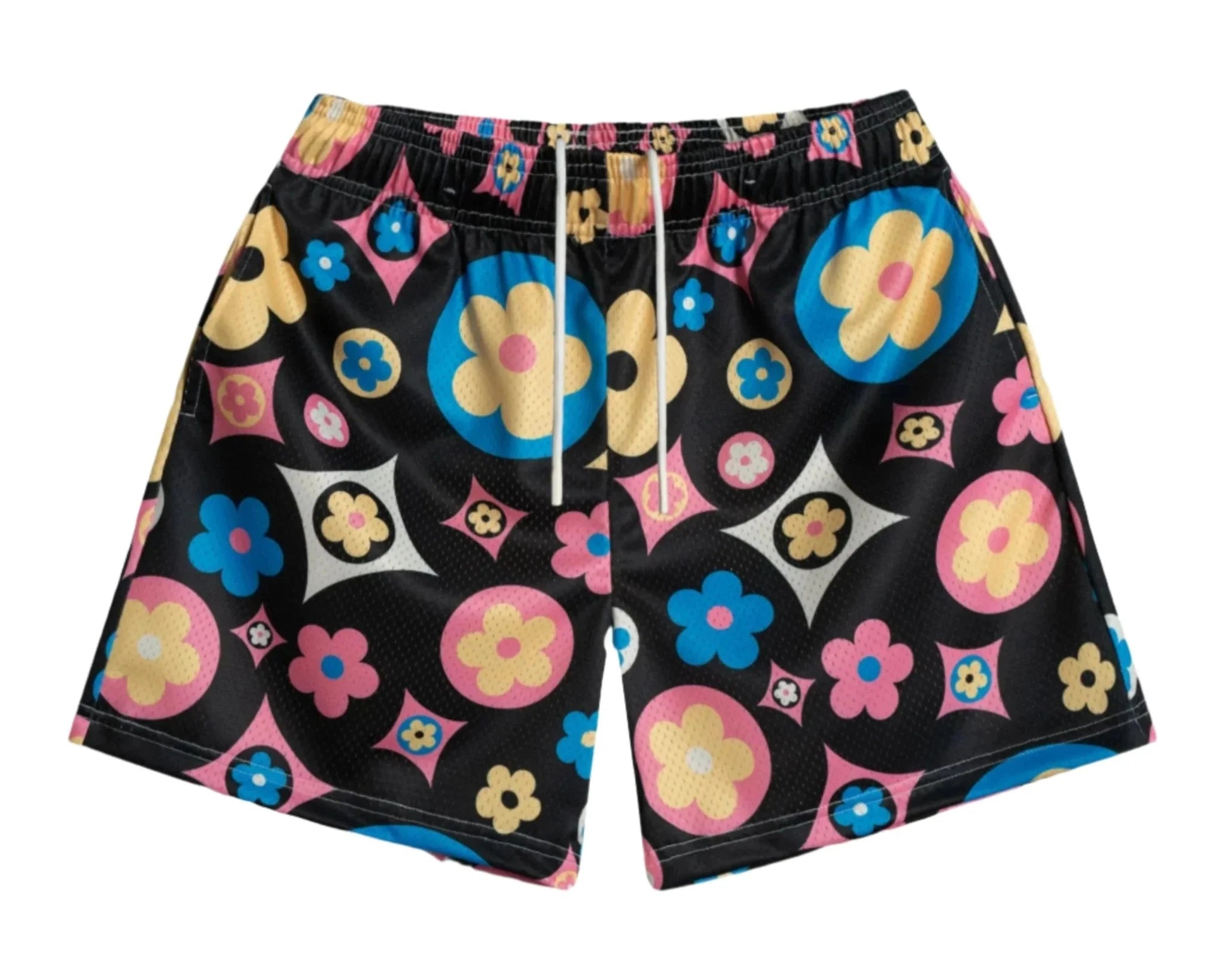 Bravest Studios Flower Shorts Multi Black - OnSize