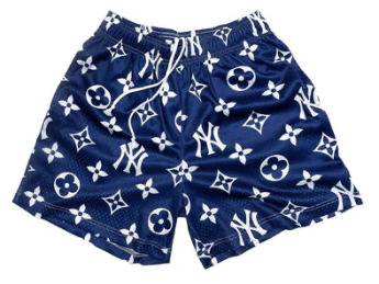 Bravest Studios "LV" Shorts Blue - OnSize