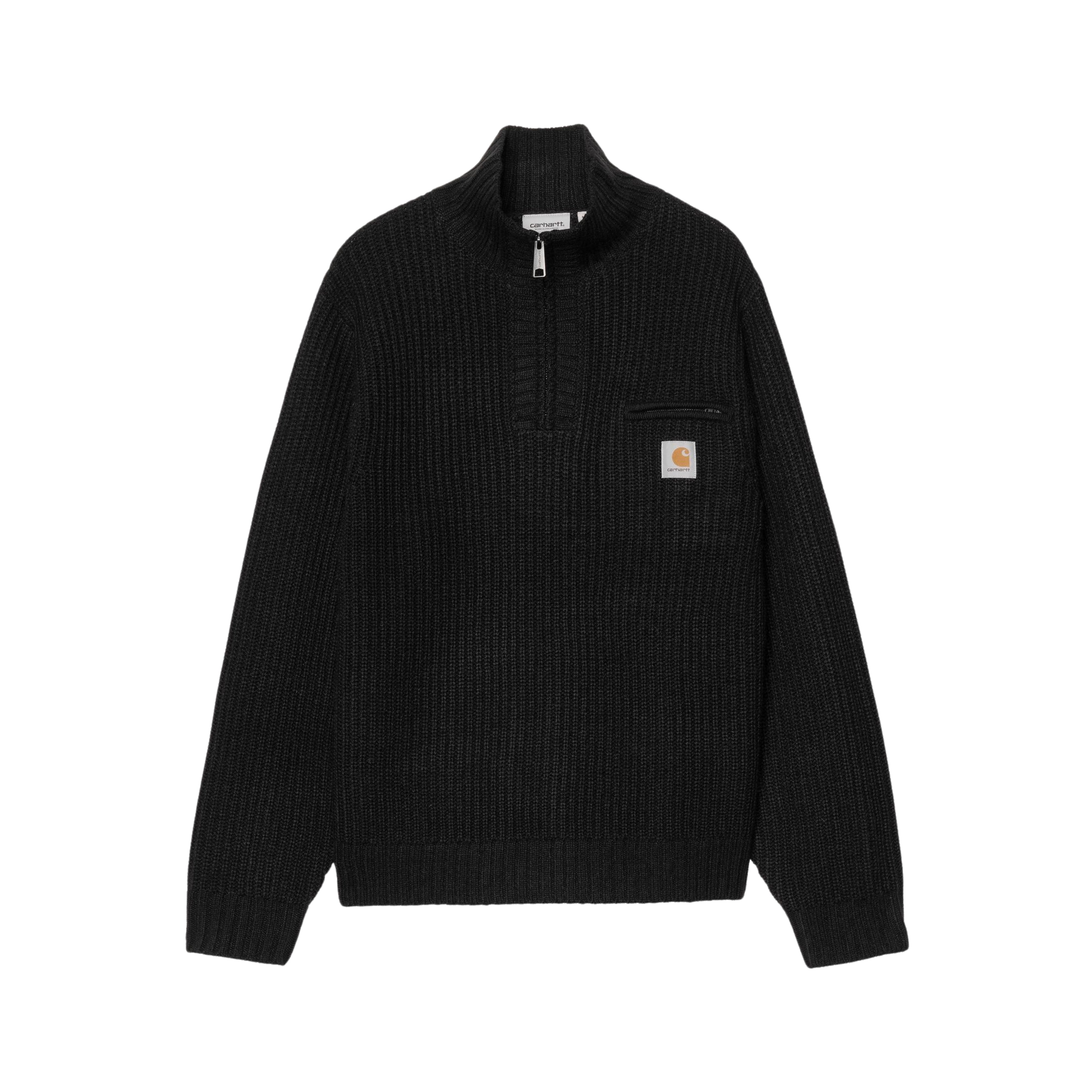 Carhartt WIP Detroit Half Zip Sweater Black