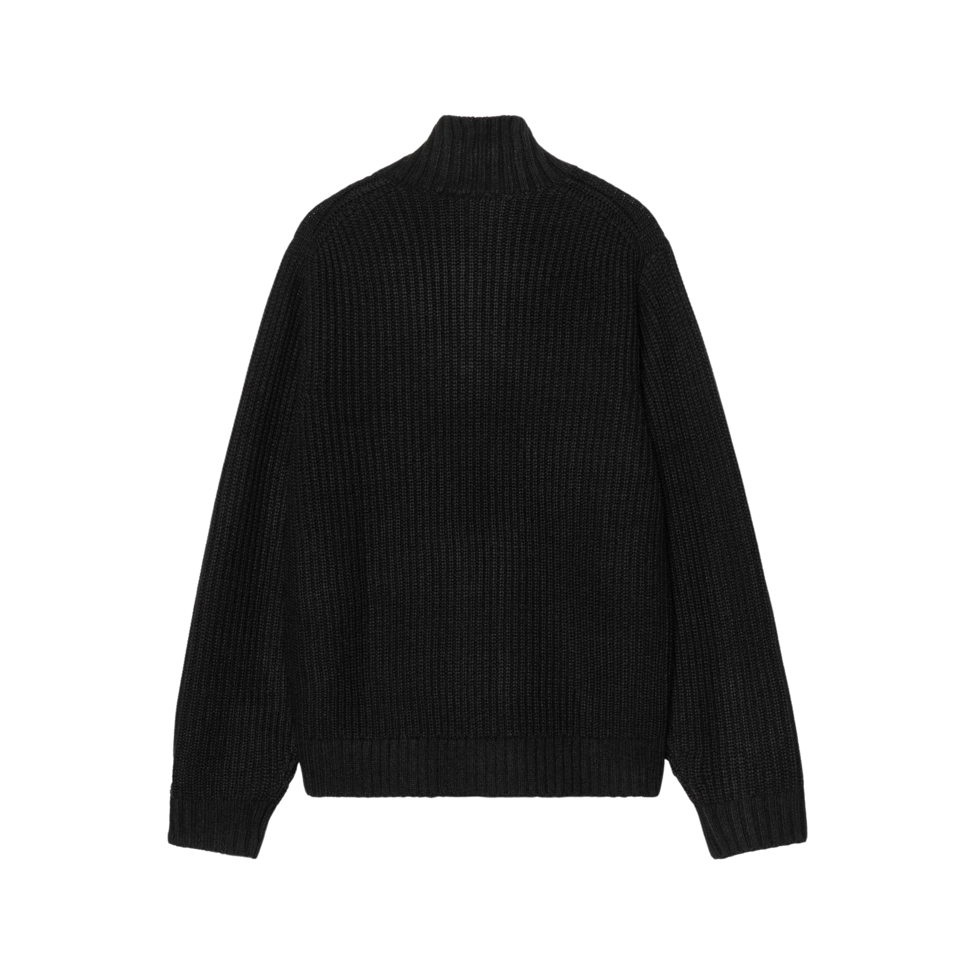 Carhartt WIP Detroit Half Zip Sweater Black - OnSize