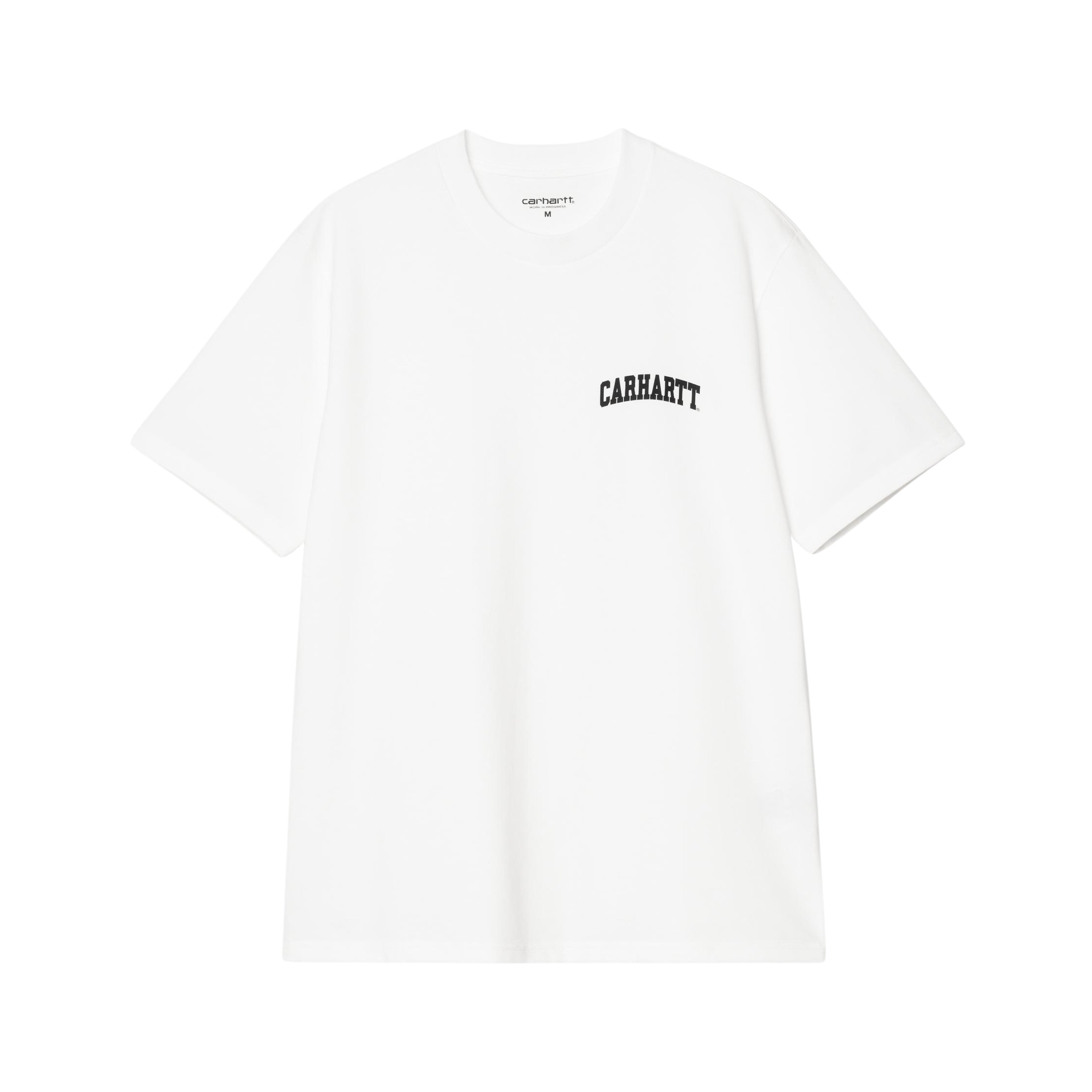Carhartt WIP S/S University Script T-Shirt White/Black - OnSize