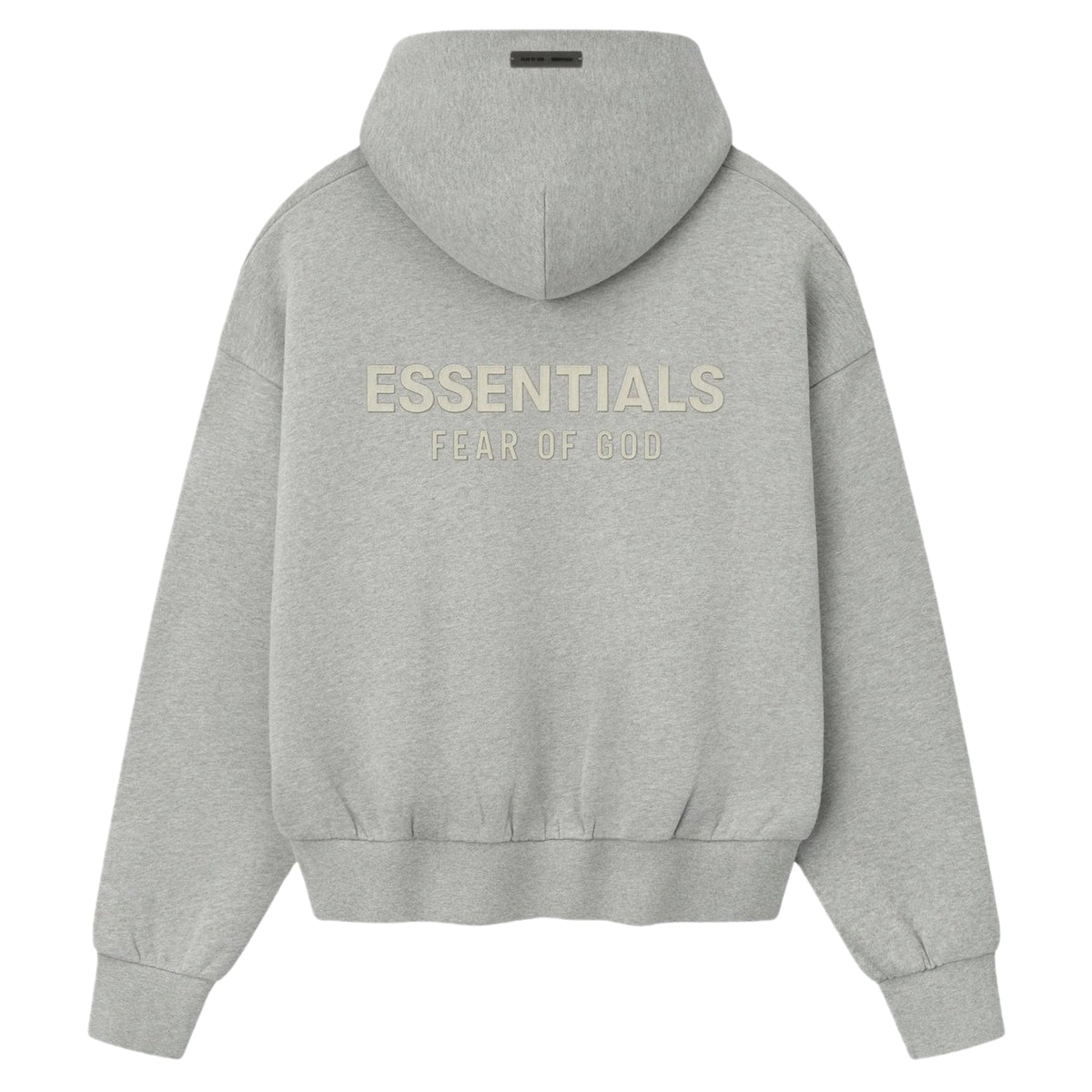 Fear of God Essentials Classic Fleece Hoodie Concrete Heather (FW25) - OnSize