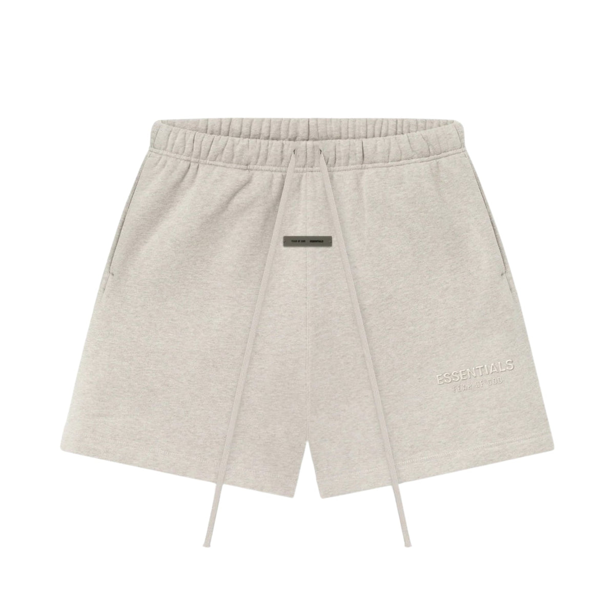 Fear of God Essentials Classic Fleece Sweatshort Heather Stone (FW25) - OnSize