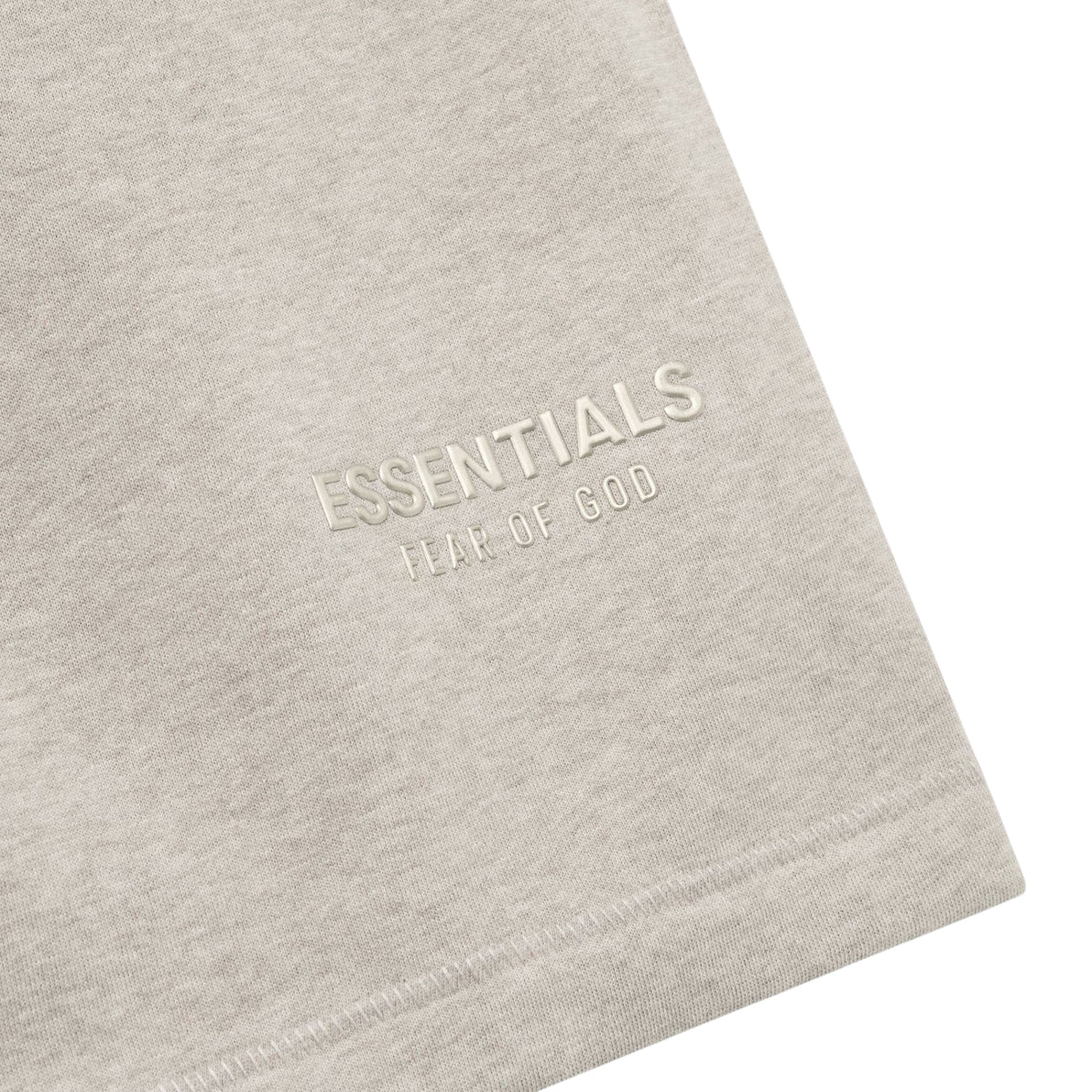 Fear of God Essentials Classic Fleece Sweatshort Heather Stone (FW25) - OnSize