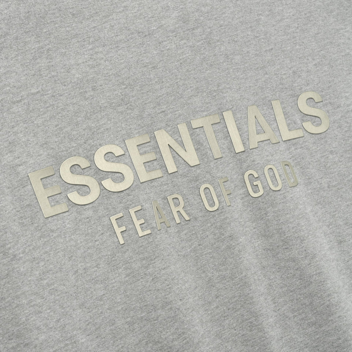 Fear of God Essentials Classic Tee Concrete Heather (FW25) - OnSize