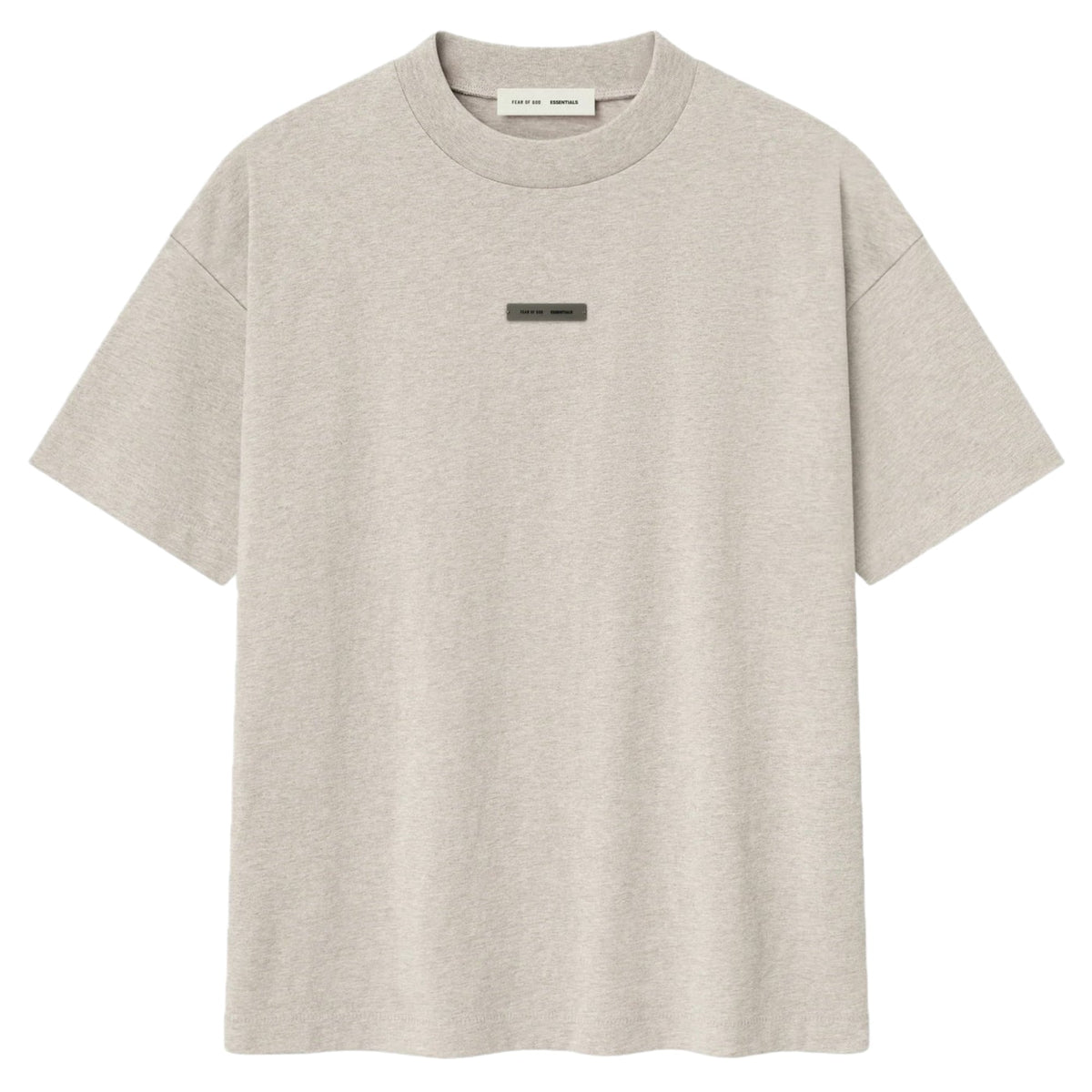 Fear of God Essentials Classic Tee Heather Stone (FW25) - OnSize