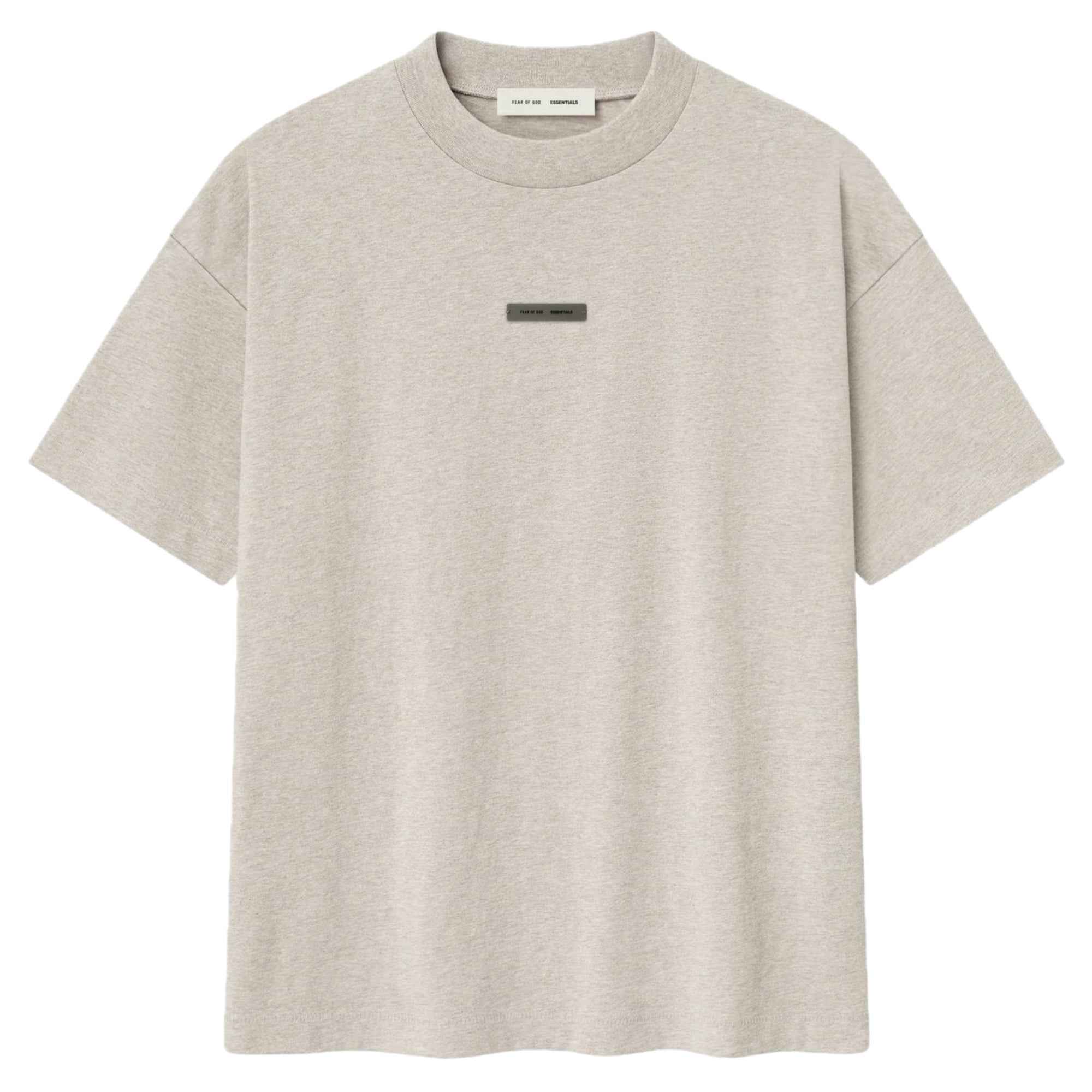 Fear of God Essentials Classic Tee Heather Stone (FW25) - OnSize
