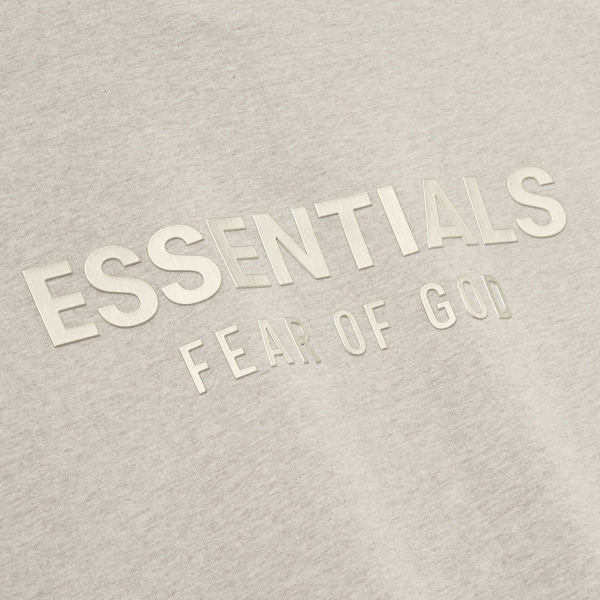 Fear of God Essentials Classic Tee Heather Stone (FW25) - OnSize