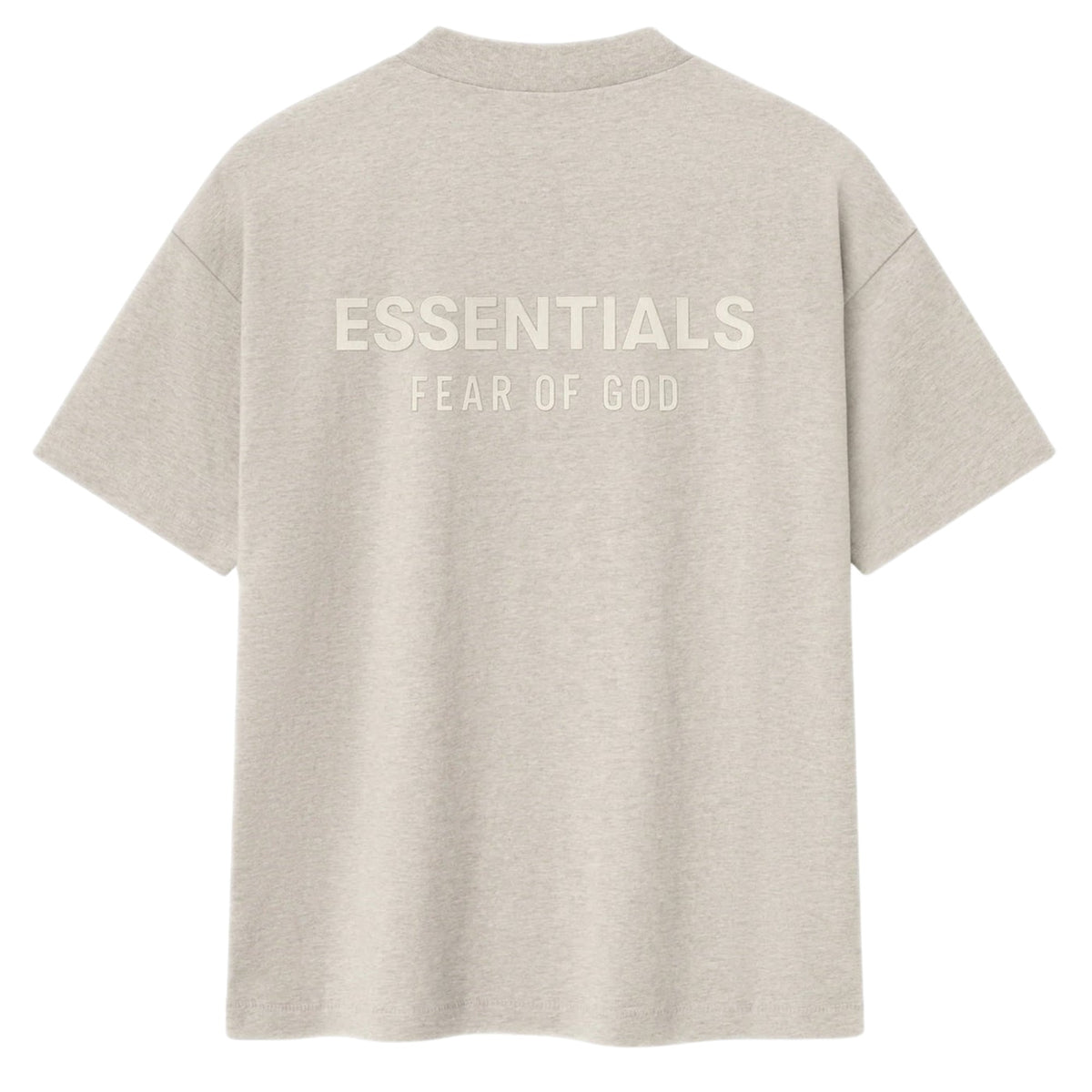 Fear of God Essentials Classic Tee Heather Stone (FW25) - OnSize