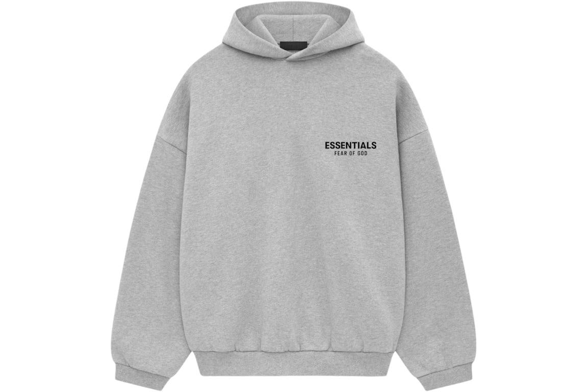 Fear of God Essentials Fleece Hoodie Light Heather Gray (FW24)