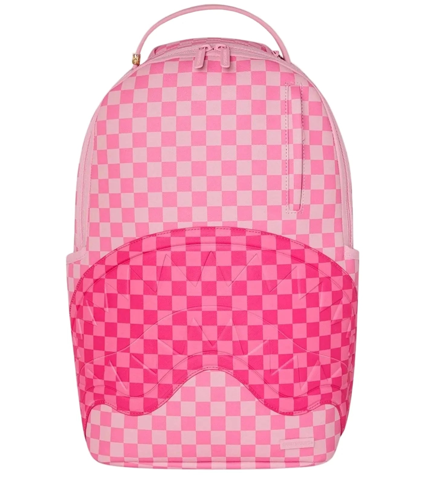 Sprayground Pink Sharks In Paris Patch Backpack