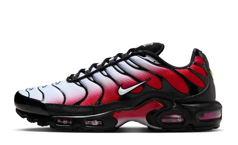 Nike Air Max Plus Pure Platinum University Red Black White