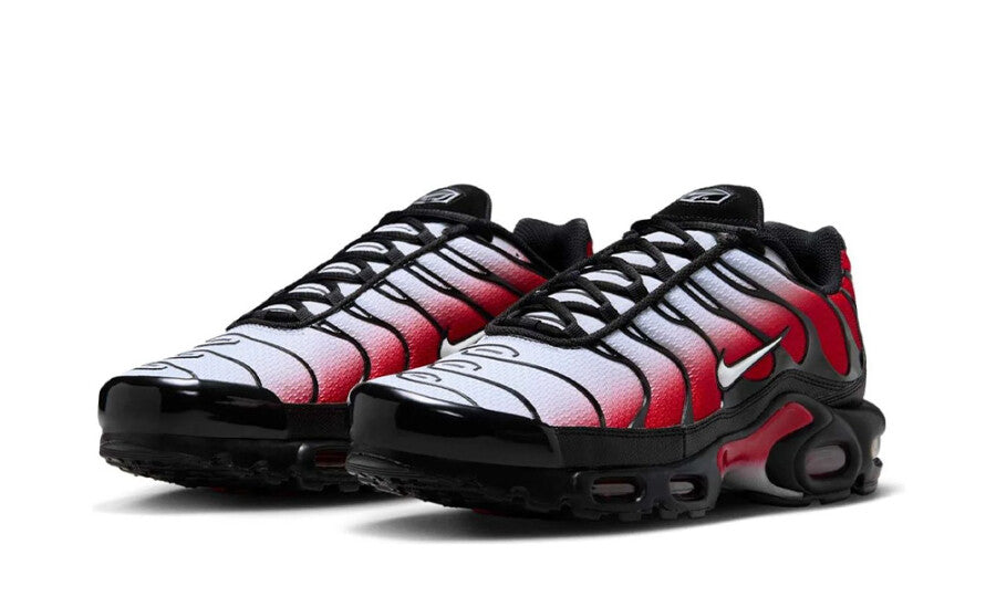 Nike Air Max Plus Pure Platinum University Red Black White