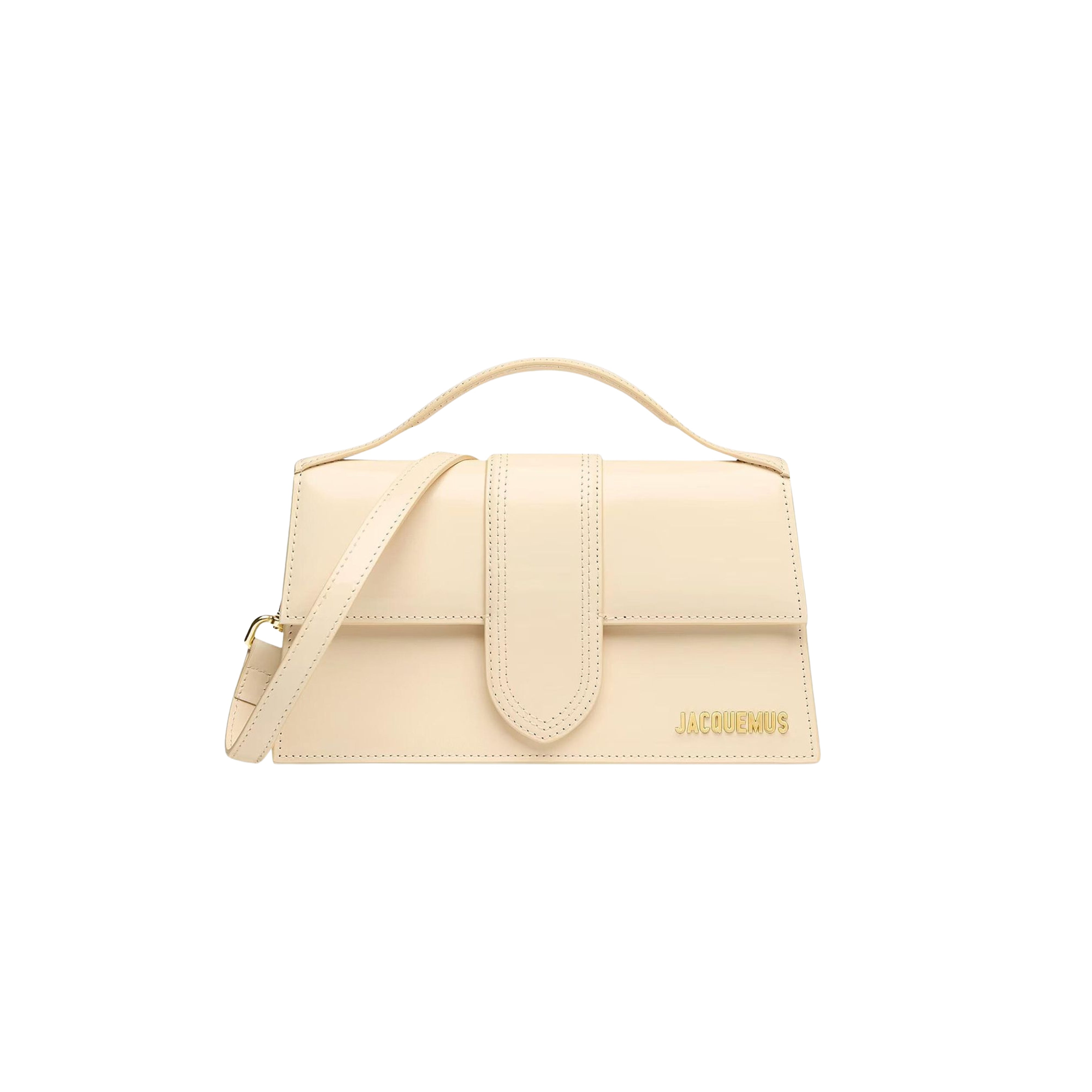 Jacquemus Le grand Bambino Crossbody Strap Handbag Light Beige - OnSize