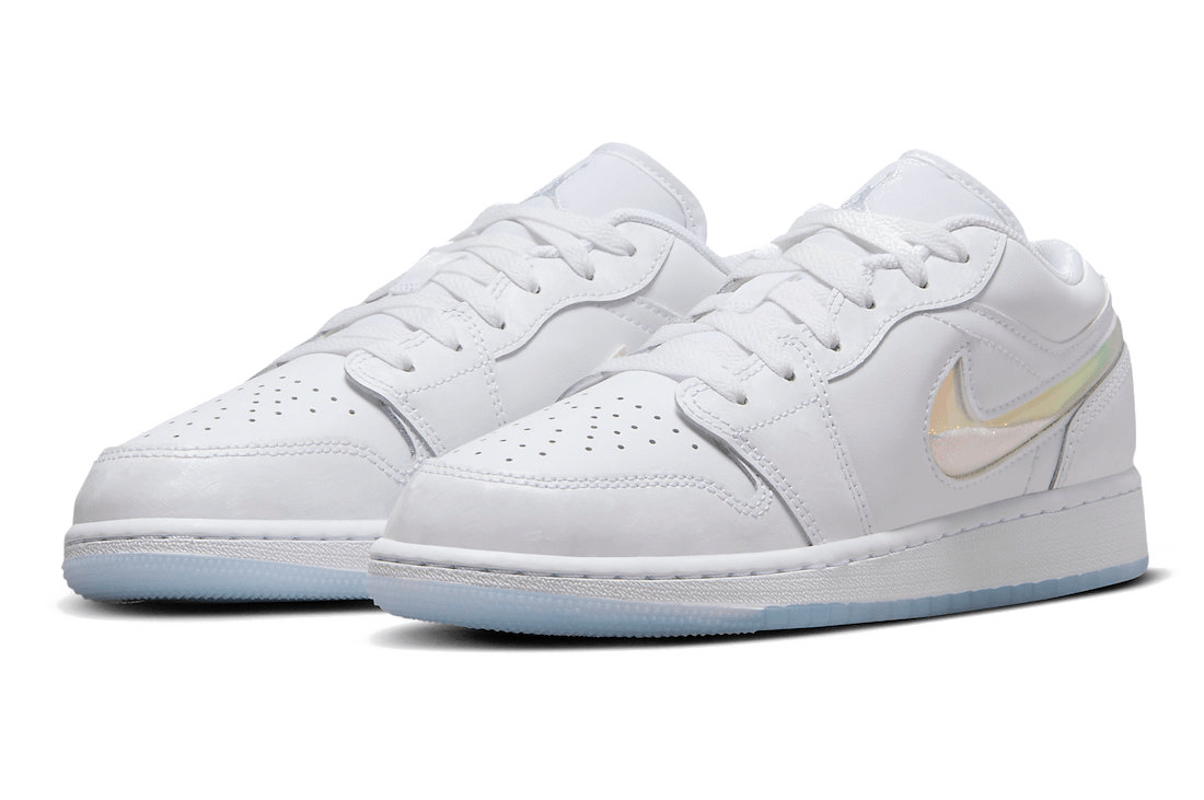 Jordan 1 Low SE Glitter Swoosh - OnSize