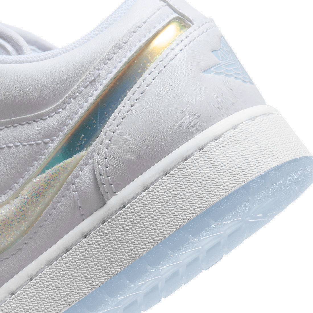 Jordan 1 Low SE Glitter Swoosh - OnSize