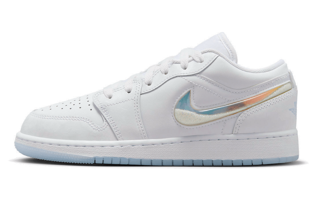 Jordan 1 Low SE Glitter Swoosh - OnSize