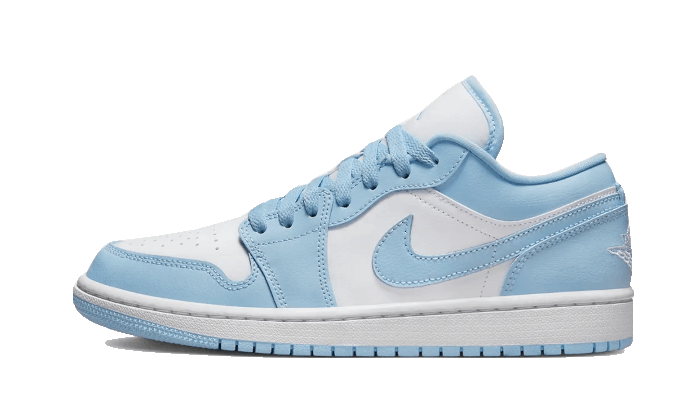 Jordan 1 Low White Ice Blue - OnSize