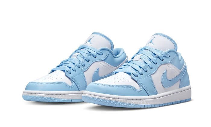 Jordan 1 Low White Ice Blue - OnSize