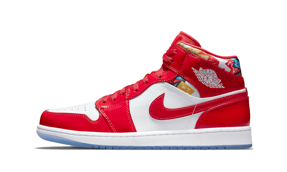 Jordan 1 Mid Barcelona Sweater Red Patent - OnSize