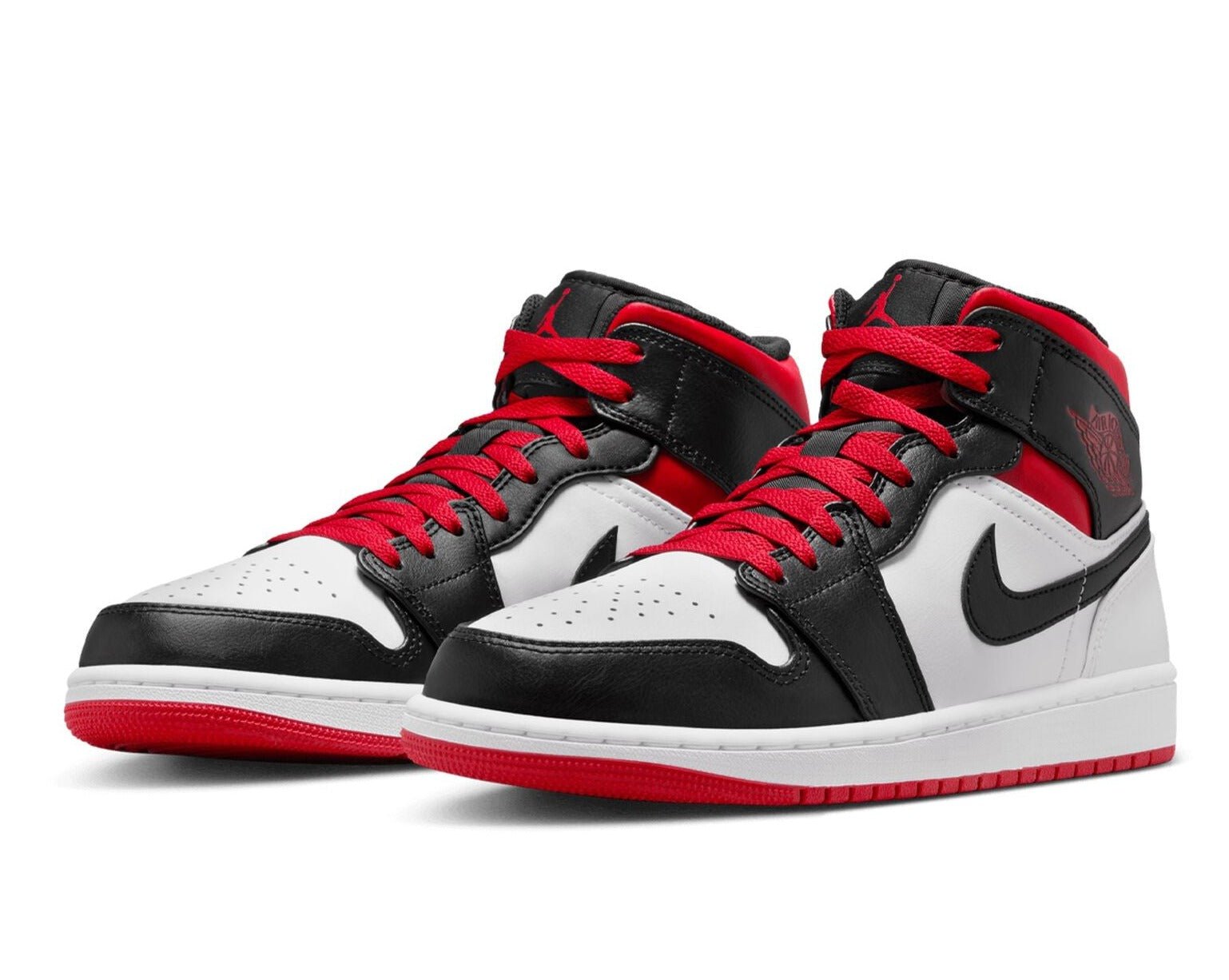 Jordan 1 Mid Gym Red Black Toe - OnSize