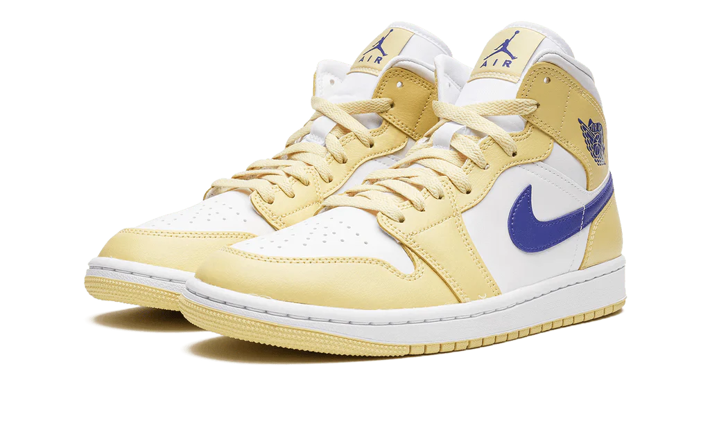 Jordan 1 Mid Lemon Wash Lapis - OnSize