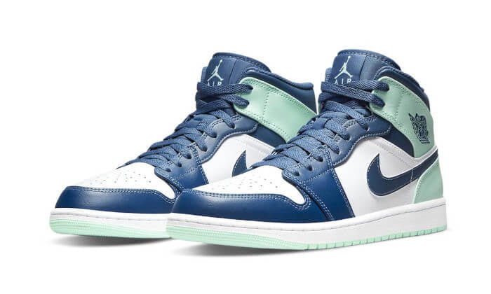 Jordan 1 Mid Mystic Navy Mint Foam - OnSize