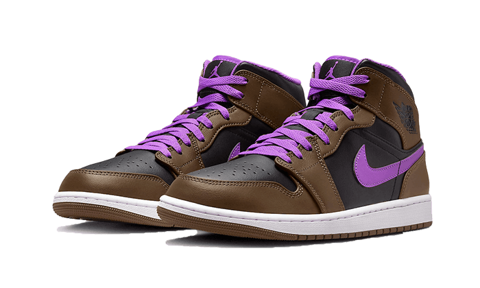 Jordan 1 Mid Purple Mocha - OnSize