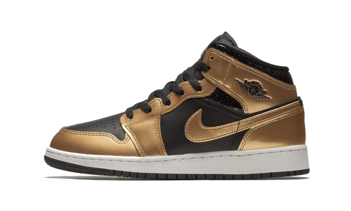 Jordan 1 Mid SE Metallic Gold Black - OnSize