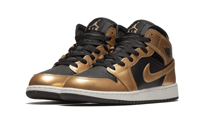 Jordan 1 Mid SE Metallic Gold Black - OnSize