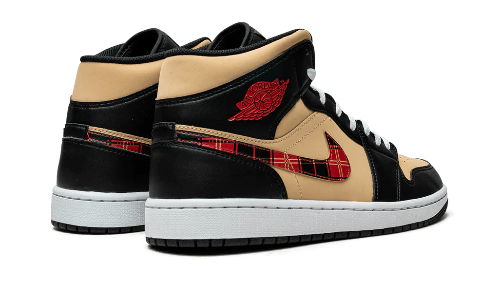 Jordan 1 Mid Tartan Swoosh - OnSize