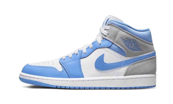 Jordan 1 Mid University Blue Grey - OnSize