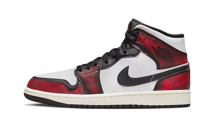 Jordan 1 Mid Wear-Away Chicago - OnSize