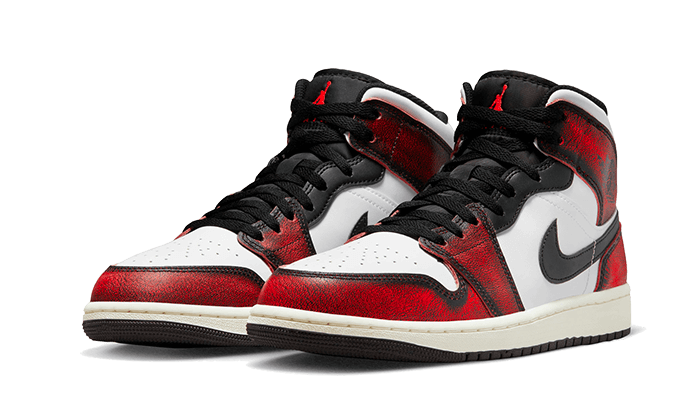 Jordan 1 Mid Wear-Away Chicago - OnSize