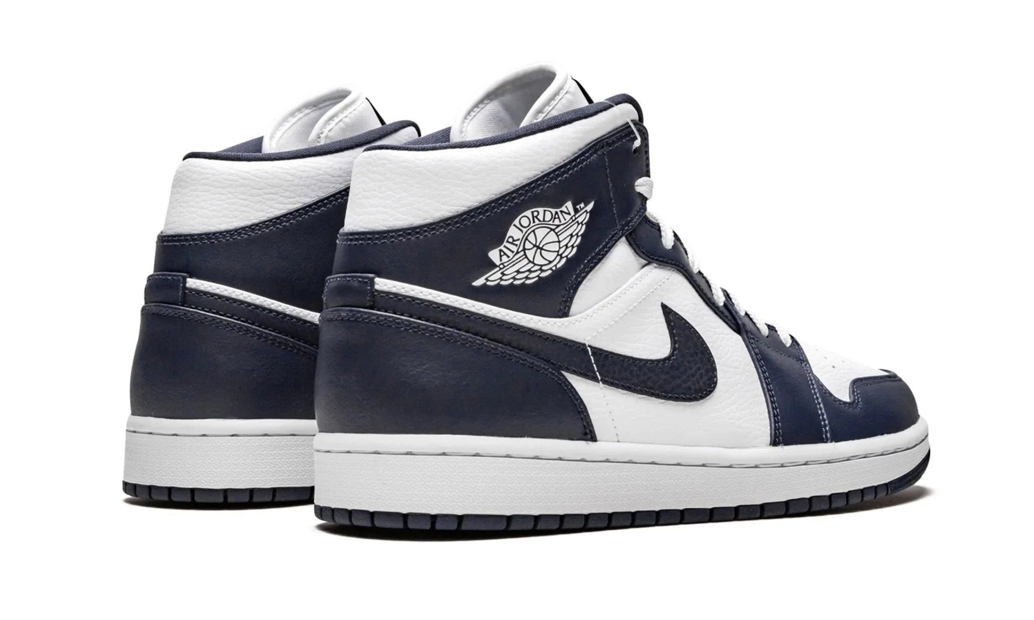 Jordan 1 Mid White Metallic Gold Obsidian - OnSize