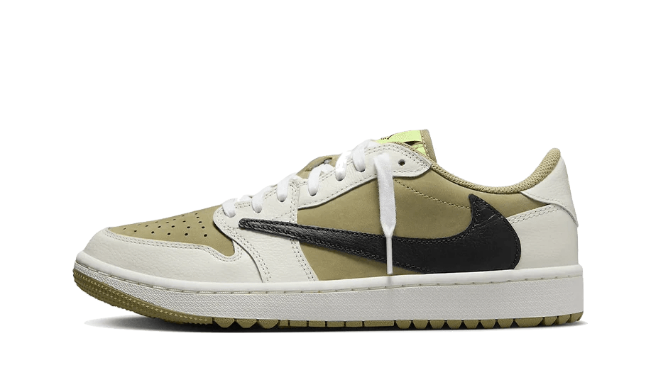 Jordan 1 Retro Low Golf Travis Scott Neutral Olive - OnSize