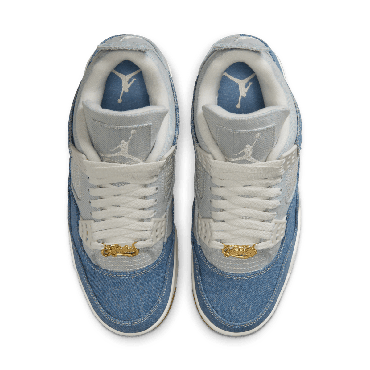 Jordan 4 Retro TEX Denim Worn Blue - OnSize
