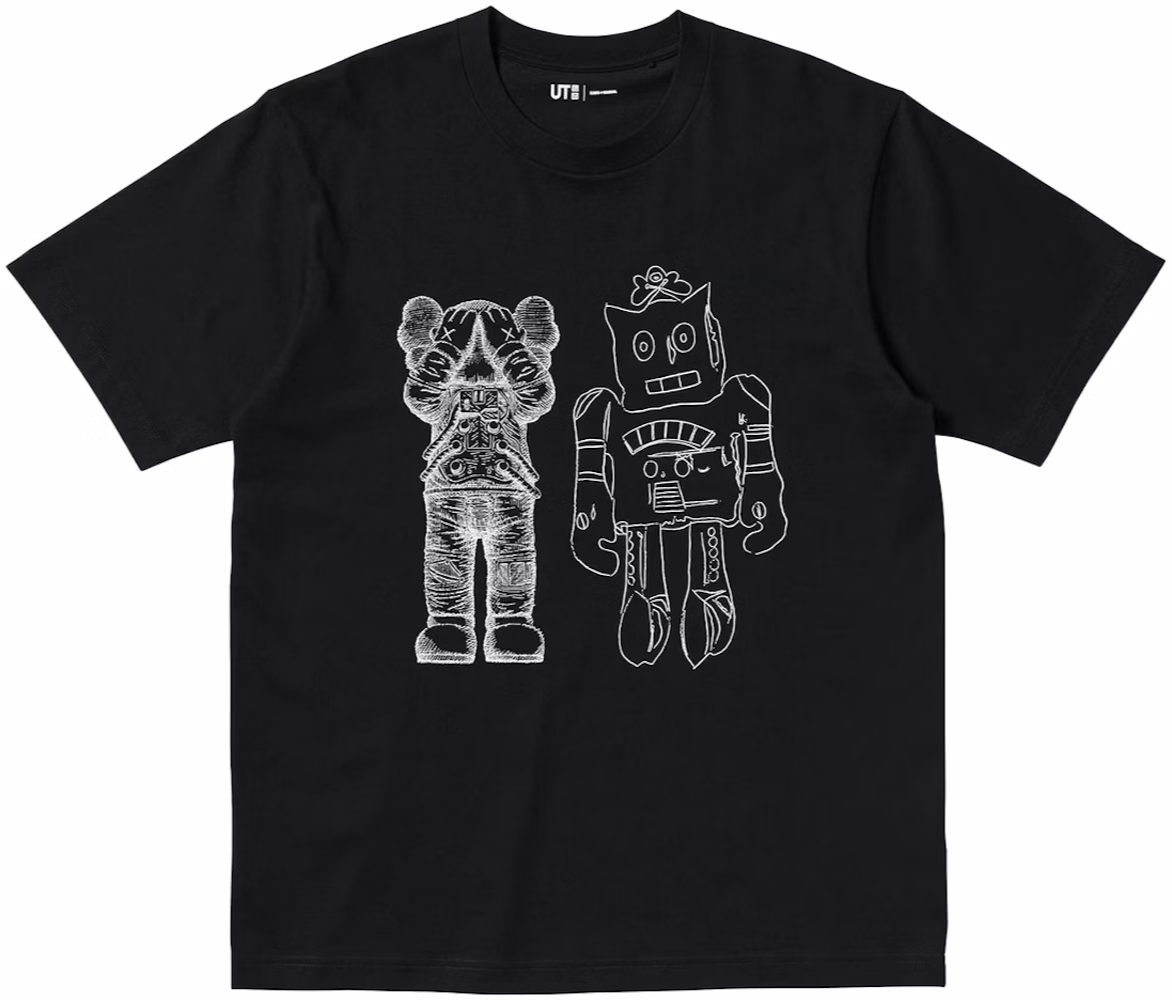 KAWS x Uniqlo Warhol UT Graphic T-shirt Black Robot - OnSize