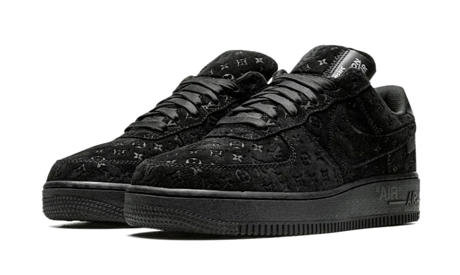 Louis Vuitton Nike Air Force 1 Low By Virgil Abloh Black - OnSize