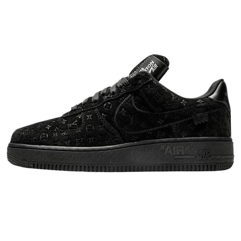 Louis Vuitton Nike Air Force 1 Low By Virgil Abloh Black - OnSize