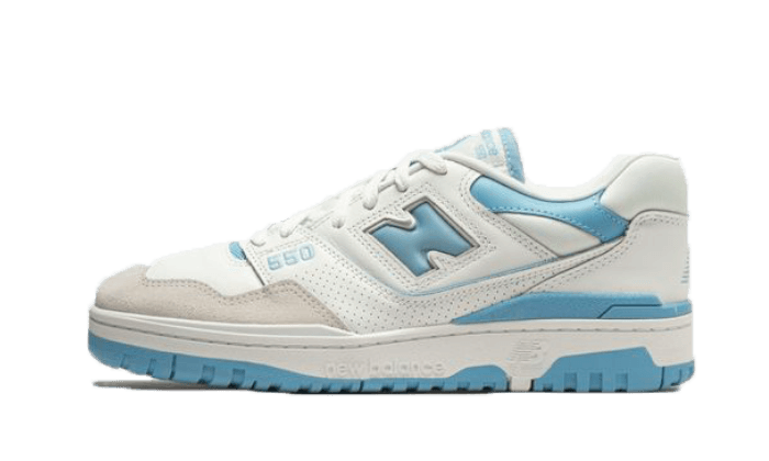 New Balance 550 White Blue Haze Rain Cloud - OnSize