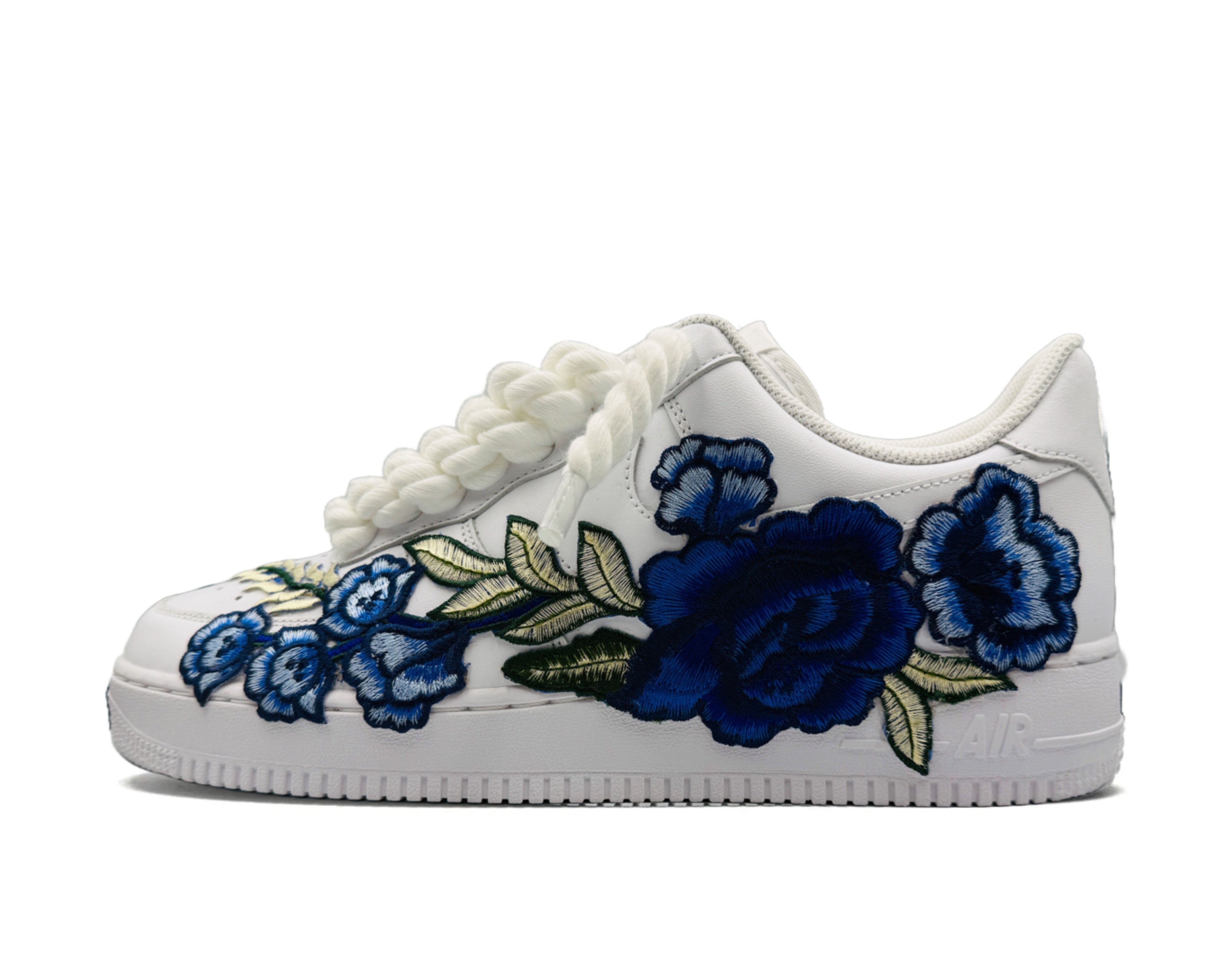 air forces with blue roses