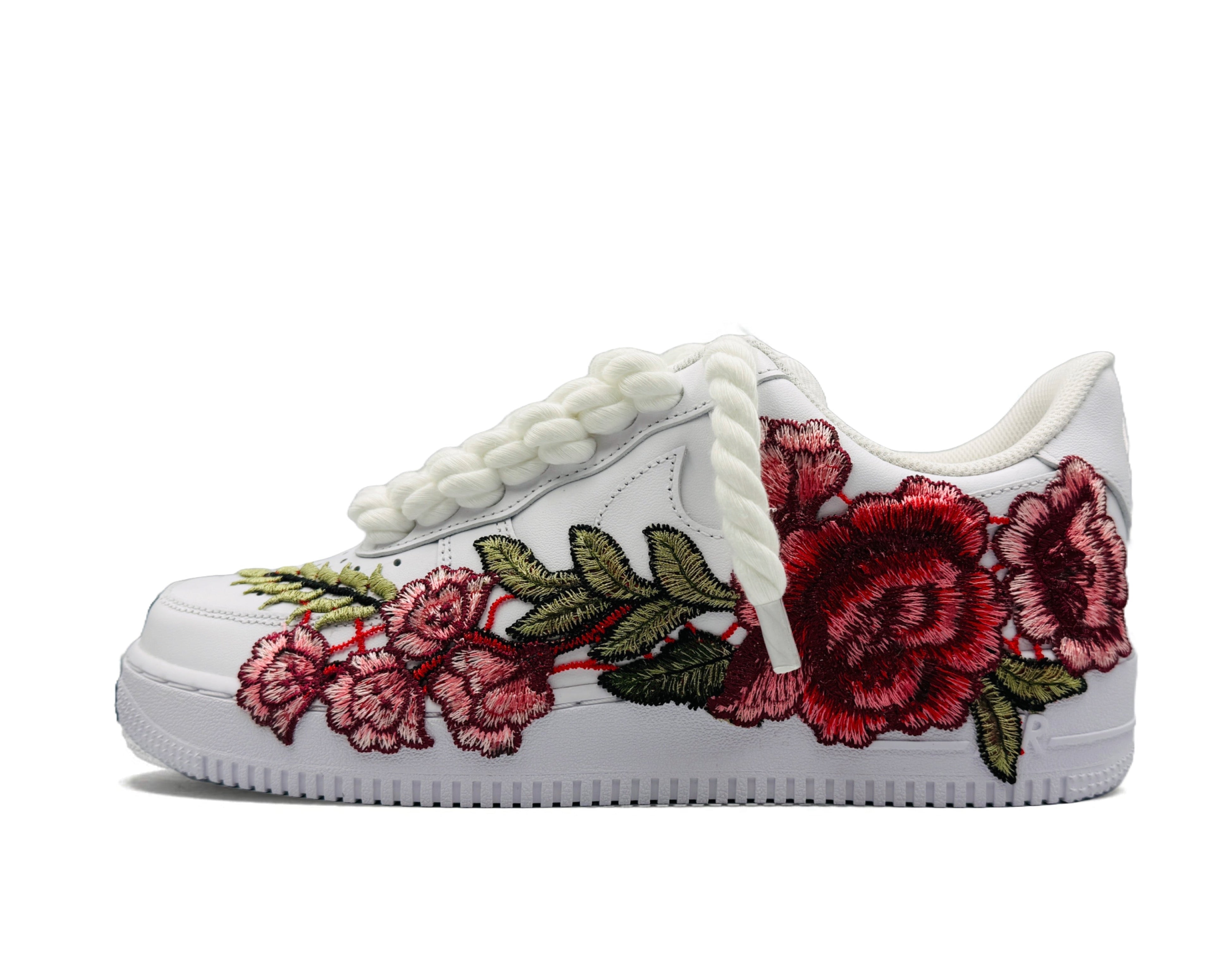Nike Air Force 1 Low '07 White / Rose Rope Laces