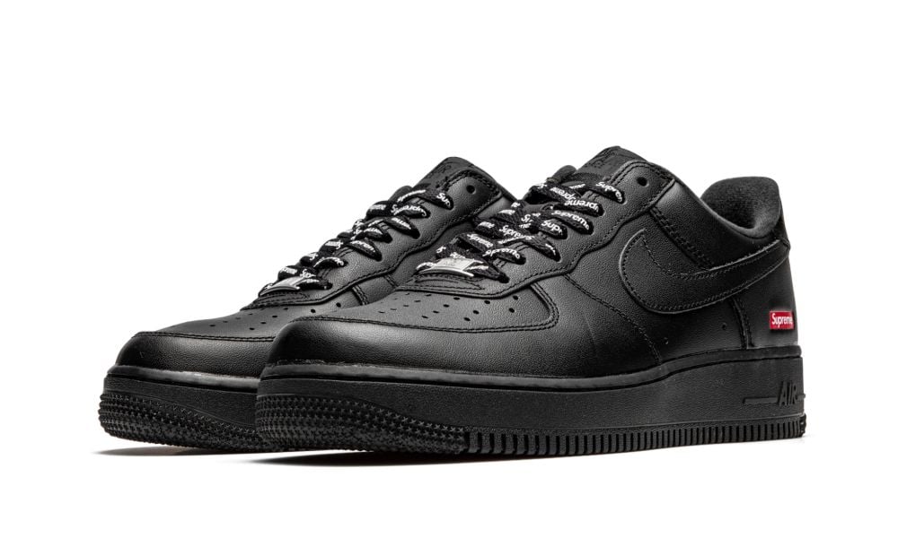 Nike Air Force 1 Low Supreme Black Nike Air Force 1 Low Supreme Black