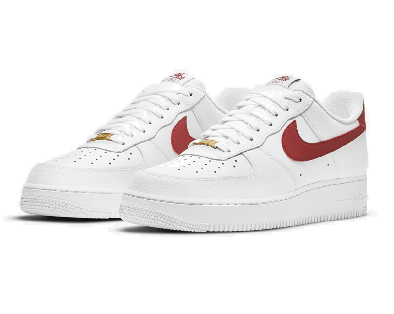 Nike Air Force 1 Low White Team Red - OnSize