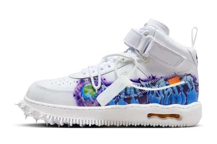 Nike Air Force 1 Mid Off-White Graffiti White - OnSize